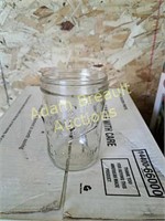 (24) Ball wide mouth tapered pint jars