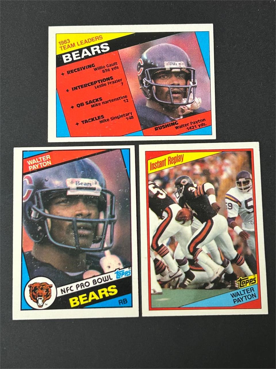 1984 Topps Walter Payton Cards