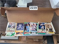 BOX FULL OF BASEBALL CARDS