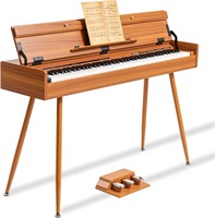 88 Key Weighted Digital Piano - Brown