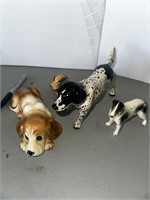 1960 Japanese ceramic dog figurines