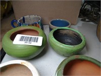 6 Small / Mexican Red Clay Planters