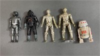 5pc 1982 Vtg Star Wars ESB Action Figures