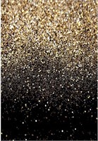 (new)Black and Gold Golden Spots Backdrop,