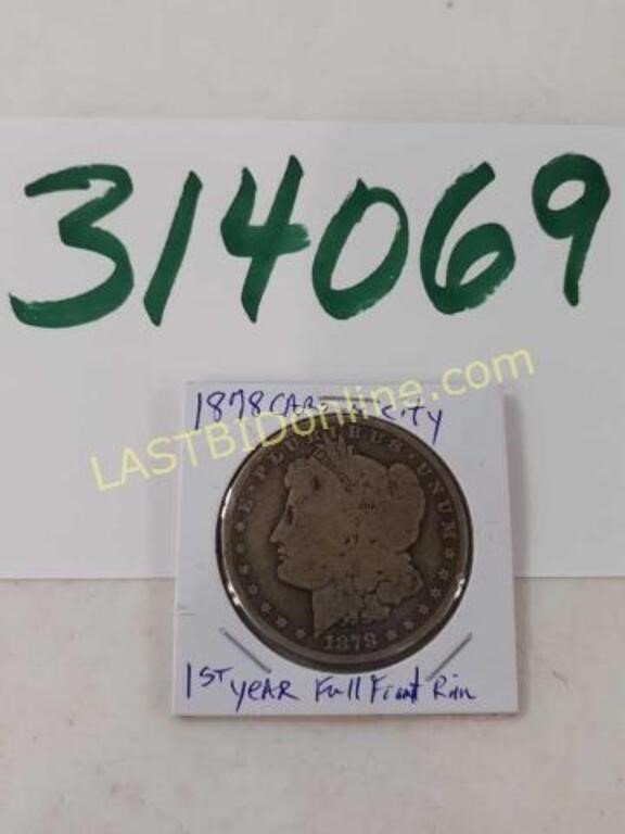 1878-CC Carson City Morgan Silver Dollar Coin