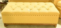 Pasha Furniture Co. Mustard color tufted