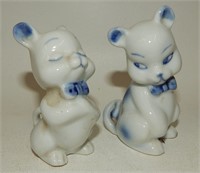 Anthropomorphic White & Blue Mice