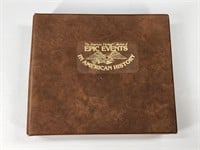 BINDER EPIC EVENTS AMERICAN HISTORY FDC STAMPS