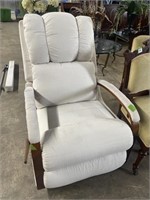 Lazy-Boy White Reclining Chair