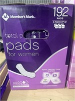 Menbers Mark 192 Count Pads