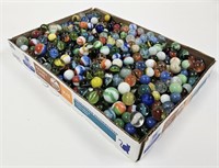 Full Flat of Marbles Incl. Vintage