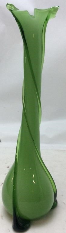 VINTAGE CRISTALLERIA FATELLI BETTI GLASS VASE