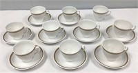 Set of Spode Bone China Cups and Saucers