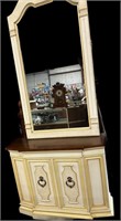 Drexel Heritage Cabinet & Mirror