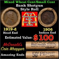 Small Cent Mixed Roll Orig Brandt McDonalds Wrappe