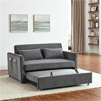 Merax 54" Convertible Sofa Bed,3-in-1 Versatile