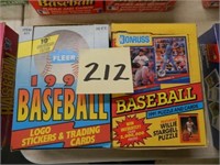 1990 Fleer Logo Stickers & Trading Cards & Donruss