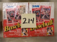 2 Sealed Boxes Of  Donruss Puzzle & Cards