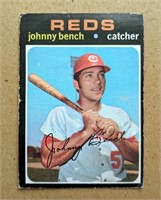 1971 Topps Johnny Bench Card #250