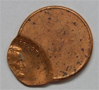Off Center Punch Lincoln Cent