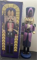 20" Handpainted wooden nutcracker; see pics