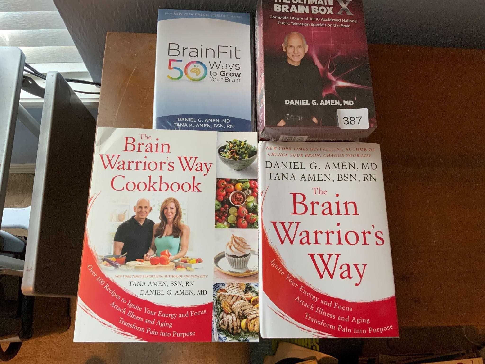 Daniel Anen MD Brain Box Fit Warriors Way DVDs &