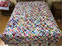 Handmade Quilt #49 Multi-color & Pattern