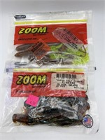 2 Unopened Packs Plastic Fish Bait