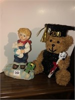 Boy and Graduation Bear