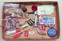 Flat of assorted scouting items