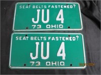 1973 License Plates