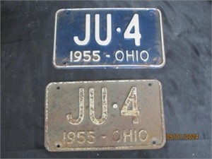 1955 License Plates