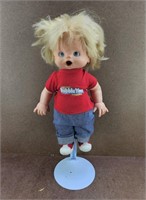 Vtg 1978 Bubble Yum Bubble Gum Blowing Baby Doll