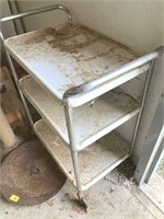 Three shelf utility cart