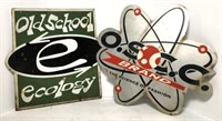 Old School Clothing Co. Metal Signs