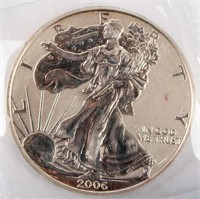 Coin 2006 Reverse Proof $1 American Silver Eagle