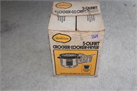 Sunbeam  5QT. Crocker Cooker/Fryer