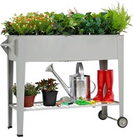 Elevate Herb Garden Planter Box  Gray