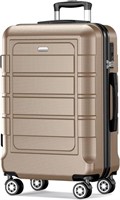 SHOWKOO Luggage PC+ABS Durable Expandable Hardside