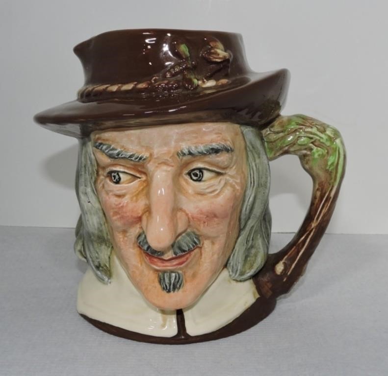 Royal Doulton 'Izaak Walton' 7" toby jug, D6404