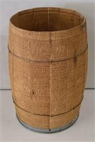 Antique Wooden Nail Keg 18" T