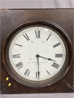 Antique Self Winding Clock Co. Wall Clock