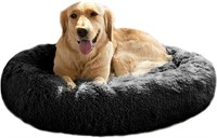MFOX Dog Bed Cat Bed Donut, Pet Bed Faux Fur