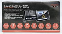 BRAND NEW 3 WAY DASH CAMERA