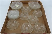 Clear Glass Lunch Plates & Bowls