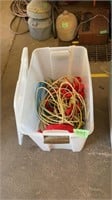 Tote and electrical cords