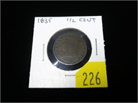 1835 U.S. half cent