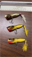 3 VINTAGE FISHING LURES