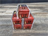 5 New Boxes of Hornady .17 Mach 2 (250 Rds)
