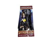 Talking Wrestling Ring Announcer Action Figure